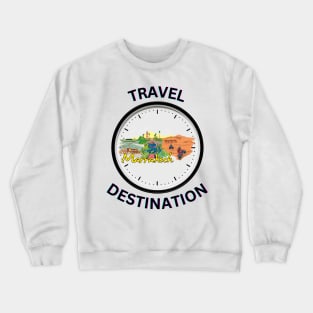 Travel to Marrakech Crewneck Sweatshirt